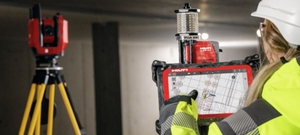 Tachimetr robotyczny Hilti dla łatwego tyczenia na budowie