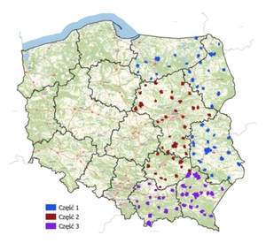 Rusza skanowanie laserowe 3 województw <br />
Zakres skanowania laserowego 12 pkt/m kw. (podpisana właśnie umowa dotyczy cz. III)