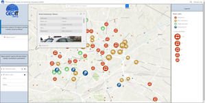 Grzyby i porzucone auta w aplikacjach studentów UMCS <br />
Porzucone auta na terenie miasta Lublin