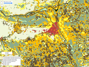 Powstała mapa osadnictwa w sąsiedztwie obszarów naturalnych <br />
Interaktywna mapa WUI