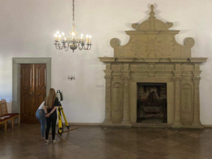 Studenci z Uniwersytetu Rolniczego w Krakowie pomierzyli renesansowy zamek
