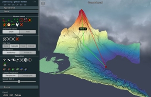 Przeglądaj chmury punktów w Geoportalu <br />
Wykonywanie pomiarów