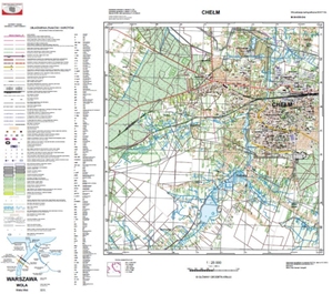 GUGiK poprawia wizualizacje BDOT10k w skali 1:25 000 <br />
Kompletny arkusz w II edycji