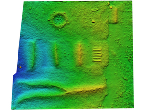 Badania związane z eksploracją Marsa w Józefosławiu <br />
Numeryczny model terenu pola testowego