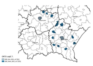 Rusza wykonywanie ortofotomap miast dla GUGiK <br />
Przedmiot umowy dla cz. 7