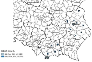 GUGiK: rusza opracowanie ortofotmapy dla 35 miast <br />
Zakres cz. 9