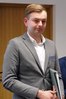 <b class=pic_title>Konkurs na najlepsze prace dyplomowe obronione na kierunku geodezja i kartografia w 2020/2021 roku. Uroczyste wręczenie nagród</b> <br />
<br />
<b class=pic_description>Laureat III miejsca w kategorii prac inżynierskich Łukasz Polakiewicz (WGiK PW)</b> <br />
<br />
<b class=pic_author>fot.  Damian Czekaj</b><br />
<br />
